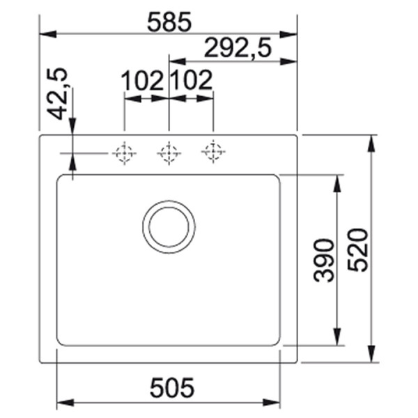 Кухонна мийка Franke MARIS MRG 610-58 (114.0502.831)
