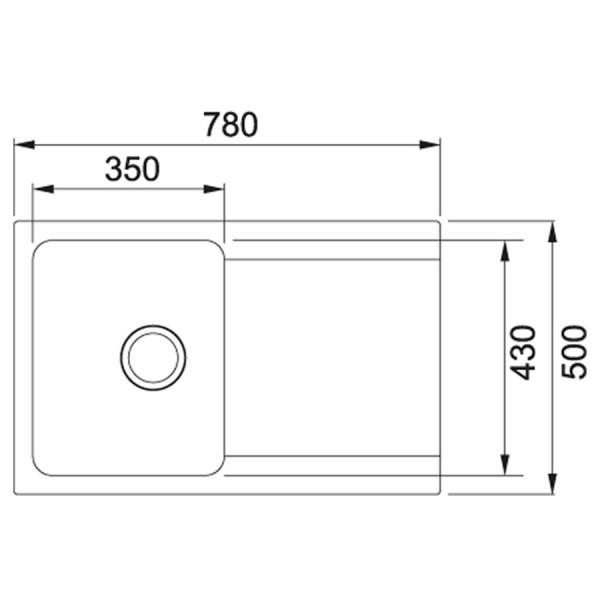 Кухонна мийка Franke Orion Tectonite OID 611-78 (114.0498.031)