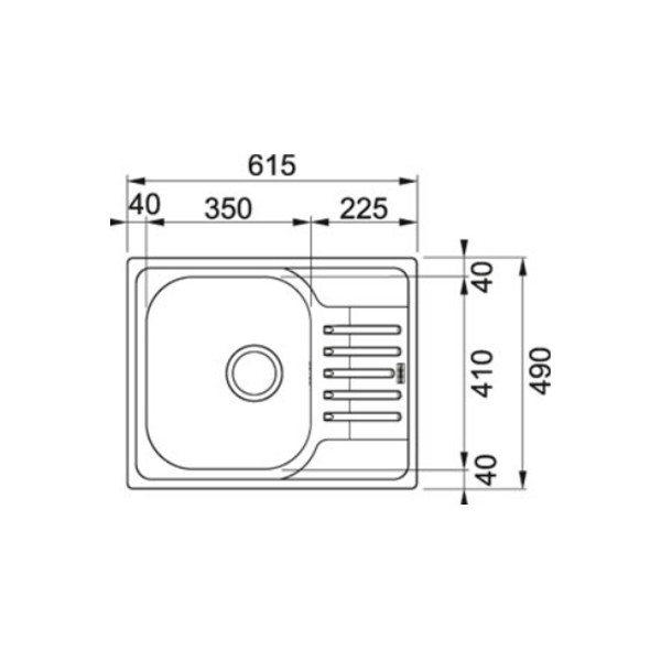 Кухонна мийка Franke POLAR PXL 611-60 (101.0330.655)