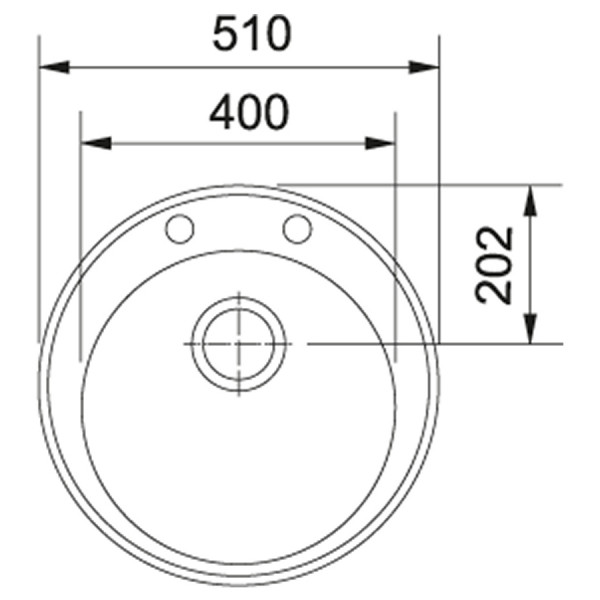 Кухонна мийка Franke RONDA ROG 610 (114.0254.791)
