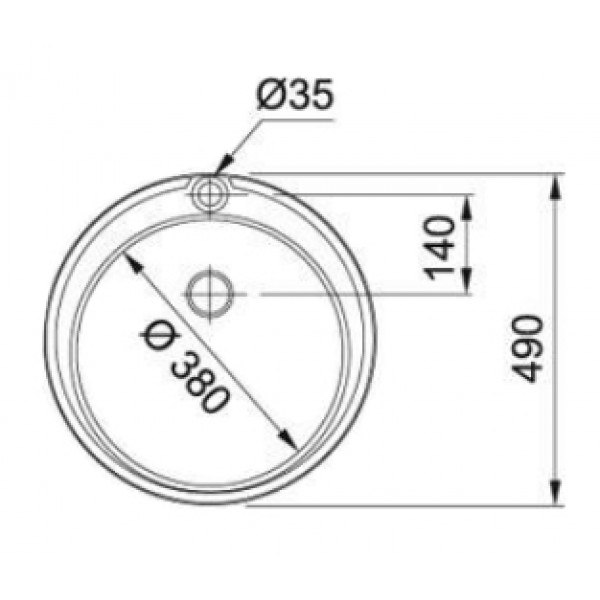 Кухонна мийка Franke Ronda ROL 610-38 (101.0267.707)