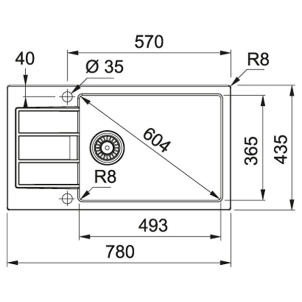 Кухонна мийка Franke Sirius Tectonite SID 611-78 XL Slim (114.0497.981)