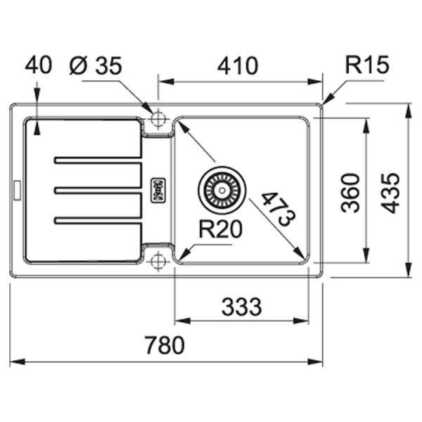 Кухонна мийка Franke Strata STG 614-78 (114.0327.902)