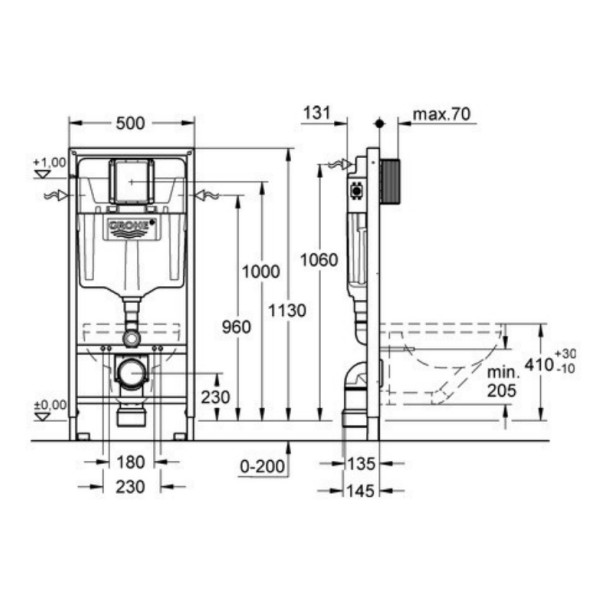 Інсталяція Grohe Rapid SL 38827000