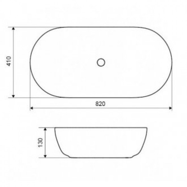 Раковина для ванної Excellent 82 x 41,5 x 13 mm JIMA 82 (CEAC.2001.820.WH)