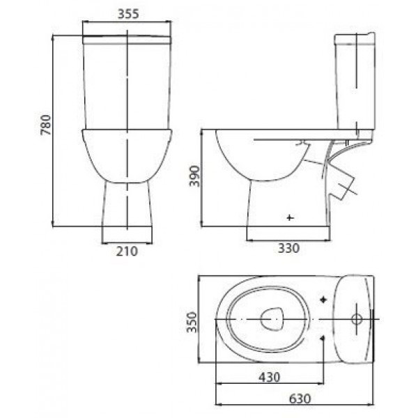 Унітаз Kolo Freja L79047000