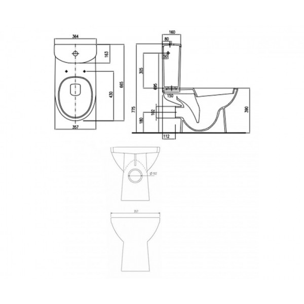 Унітаз Kolo Nova Pro M39020000