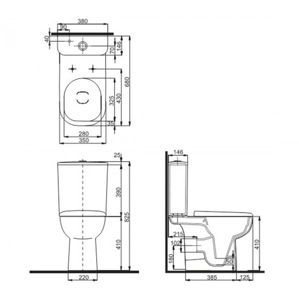 Унітаз Kolo Traffic Rimfree L99021000