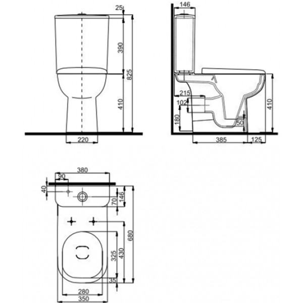 Унітаз Kolo Style Rimfree L29021000