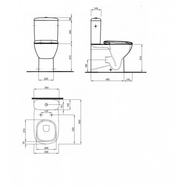 Унітаз Kolo Style Rimfree Reflex L29021900