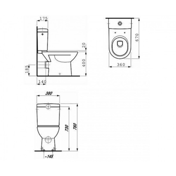 Унітаз Laufen PRO H8249560000001