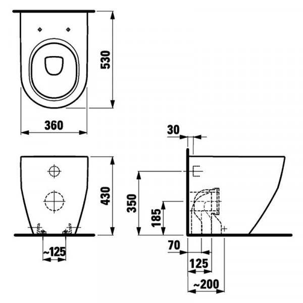 Унітаз Laufen PRO H8229520000001