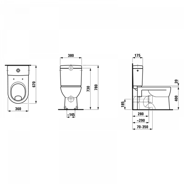 Унітаз Laufen PRO H8249590000001