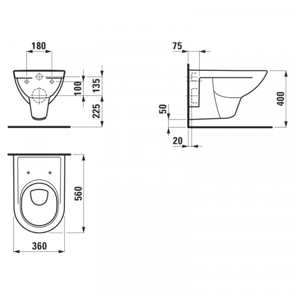 Унітаз Laufen PRO H8209500000001