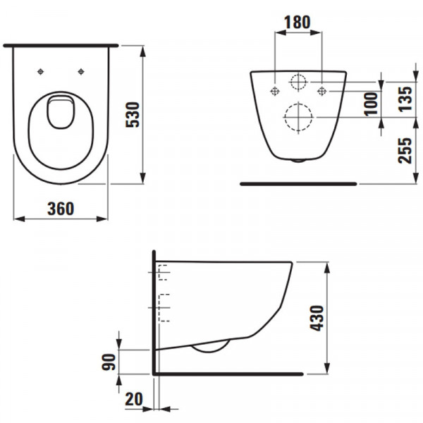 Унітаз Laufen PRO H8209560000001