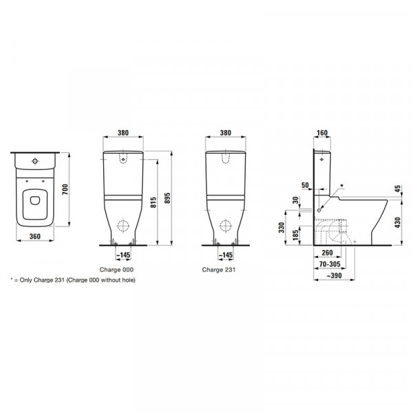 Унітаз Laufen PALACE H8247060002311