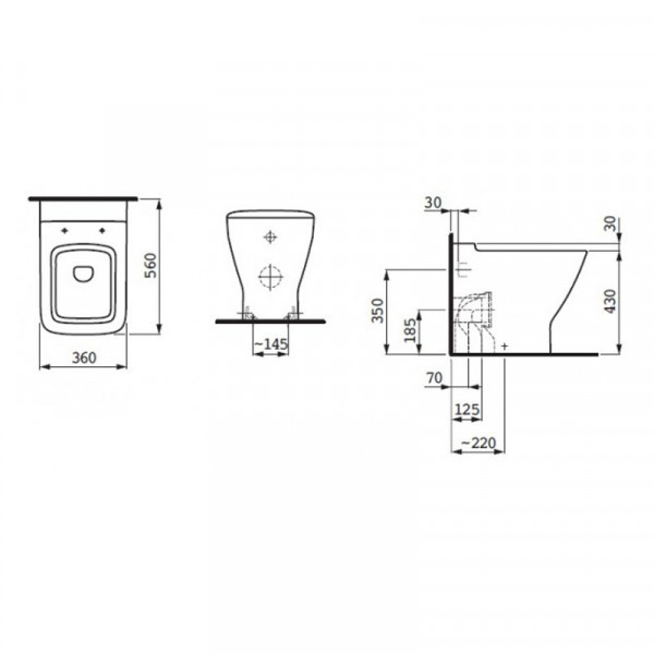 Унітаз Laufen PALACE H8237010000001