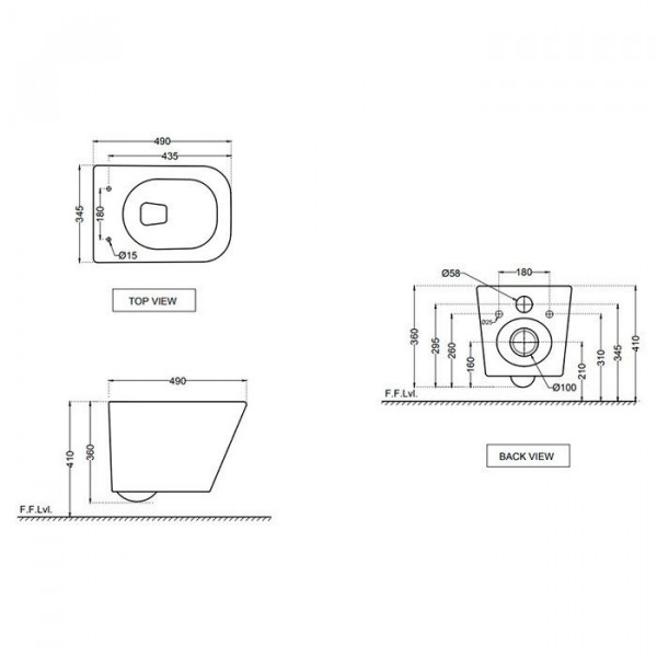 Інсталяція Geberit Duofix 458.126.00.1+ Jaquar Aria ARS-WHT-39955 + Кнопка для змиву GEBERIT Sigma115.770.11.5