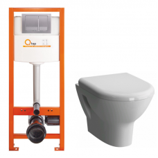 Інсталяція Q-tap Nest M425-M06SAT Satin + Унітаз Koller Pool Zentrum 5785N003-6135