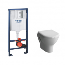 Інсталяція Grohe Rapid SL 38772001+Унітаз Koller Pool Zentrum 5785N003-6135 із сидінням стандарт