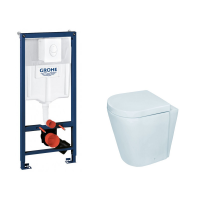 Інсталяція Grohe Rapid SL 38722001 Інсталяційний комплект 3 в 1 (з кнопкою 38505SH0)+Унітаз Jaquar Opal