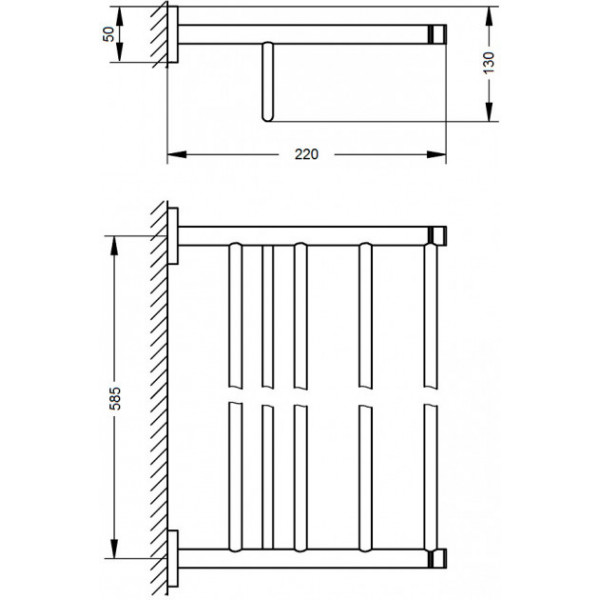 Полиця у ванну Q-tap Liberty ANT 1122