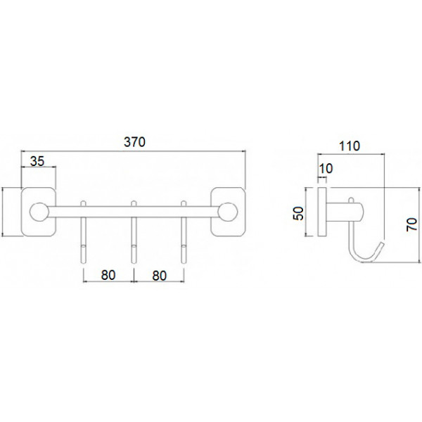 Гачок Q-tap Liberty ANT 1154-3