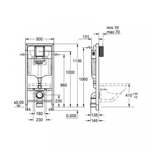 Інсталяція Grohe Rapid SL 38528001