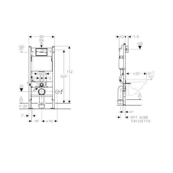 Інсталяція Geberit Duofix 458.126.00.1