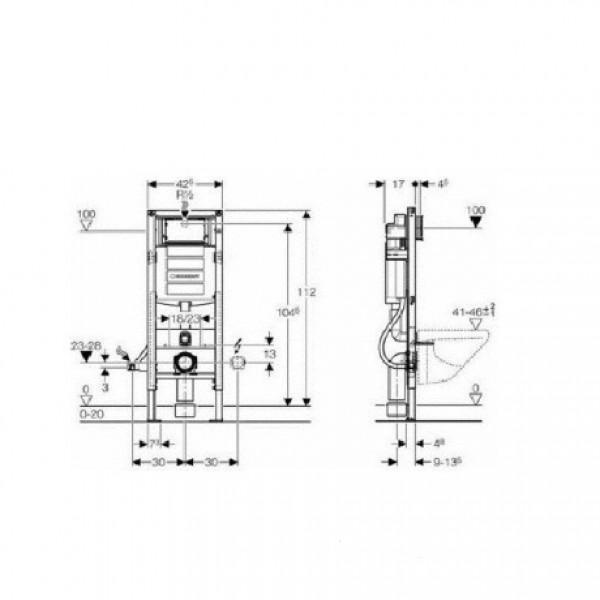 Інсталяція Geberit Duofix 111.350.00.5