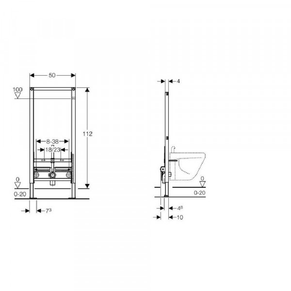 Інсталяція Geberit Duofix 111.520.00.1