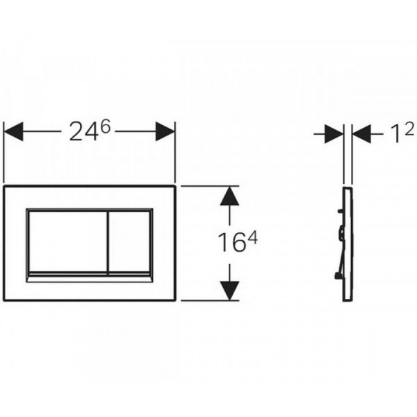 Кнопка для змиву Geberit Sigma30 115.883.KH.1