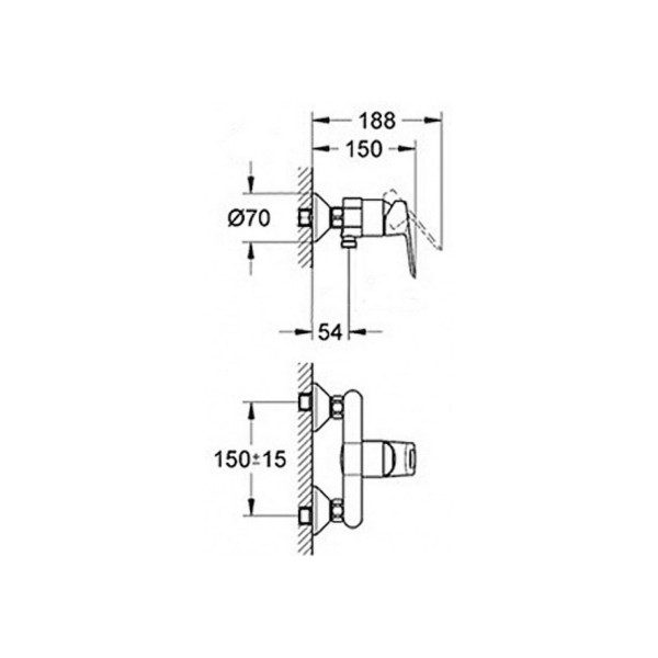 Душовий набір Grohe BauLoop 123220S