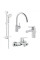 Набір змішувачів для ванни та кухні Grohe Eurosmart Cosmopolitan 126115MK