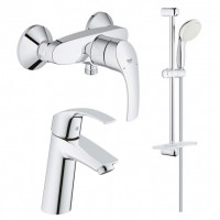 Душевой набор Grohe Eurosmart 123244M (23324001+33555002+27926001)