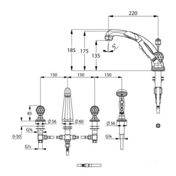 Kludi ADLON 5152445G4