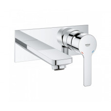 Змішувач для умивальника Grohe Lineare 19409001 зі стіни на два отвори M-Size