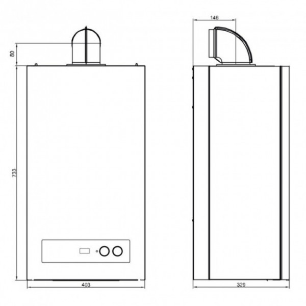 Газовий котел Airfel DigiFEL DUO 24 кВт1