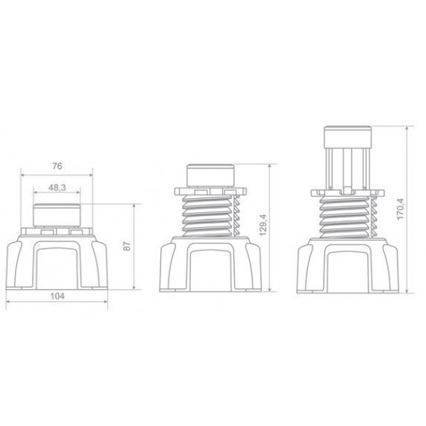 Ніжки для ванн Radaway NB003-W1