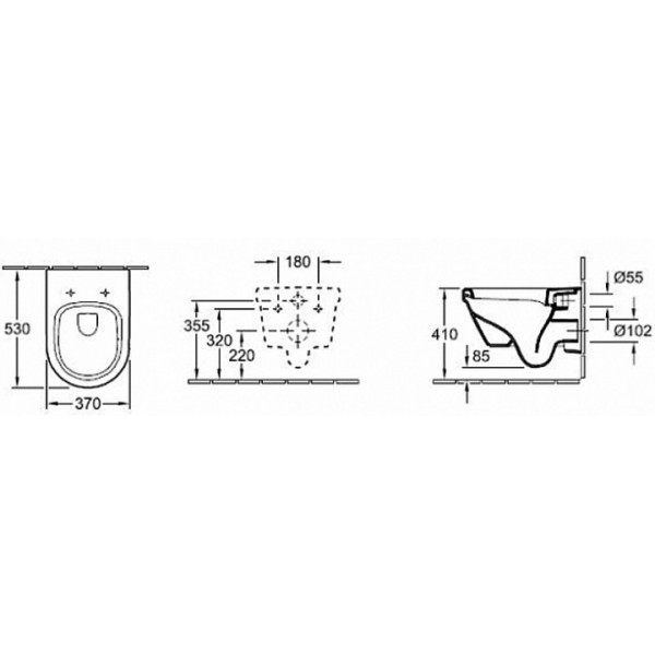 Унітаз Villeroy Boch Omnia Architectura Directflush+кришка Soft Closing 5684HR01