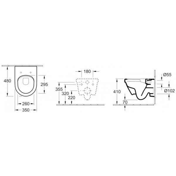 Унітаз Villeroy Boch Omnia Architectura Directflush+кришка Soft Closing 4687HR01
