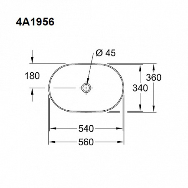 Раковина для ванної Villeroy Boch Corallo 4A195601