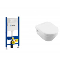 Інсталяція Geberit Duofix Н112,458.126.00.1 + Omnia Architectura унітаз DirectFlush + сидіння Quick Release
