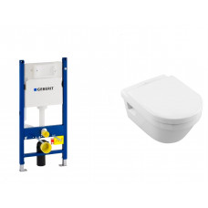 Інсталяція Geberit Duofix Н112,458.126.00.1 + Omnia Architectura унітаз DirectFlush + сидіння Quick Release