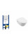 Інсталяція Geberit Duofix Н112,458.126.00.1 + Omnia Architectura унітаз DirectFlush + сидіння Quick Release