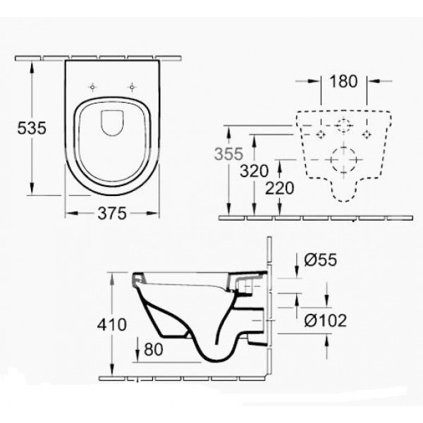 Інсталяція Geberit Duofix Н112,458.126.00.1 + Omnia Architectura унітаз DirectFlush + сидіння Quick Release