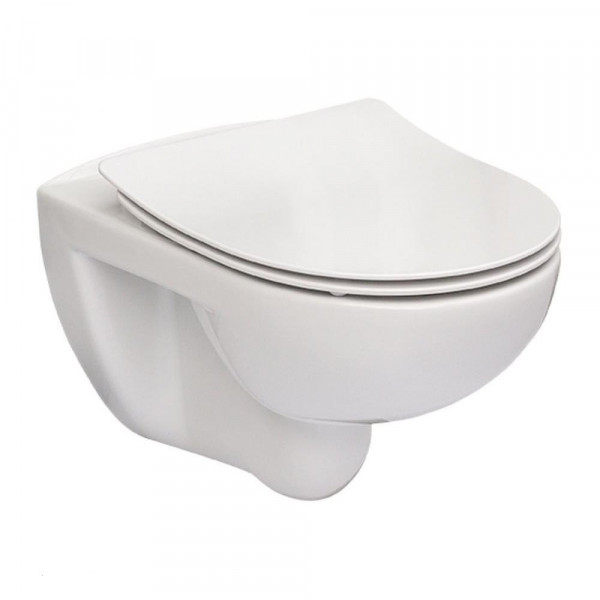 Інсталяція Geberit Duofix,Н112,458.126.00.1 + кнопка Delta 21,115.125.21.1 + VICTORIA Унітаз rimless+кришка sof