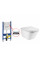Інсталяція Geberit Duofix, Н112,458.126.00.1 + кнопка Delta 21,115.125.21.1 + Gap унітаз Rimless+кришка soft cl