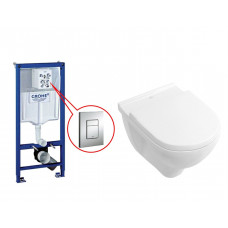 Інсталяція Grohe Rapid SL 3 в 1+кнопка 38772001 + Architec унітаз+ Architec кришка SoftClose
