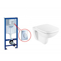 Інсталяція Grohe Rapid SL 3 в 1+кнопка, 38772001 + Debba унітаз + кришка soft close